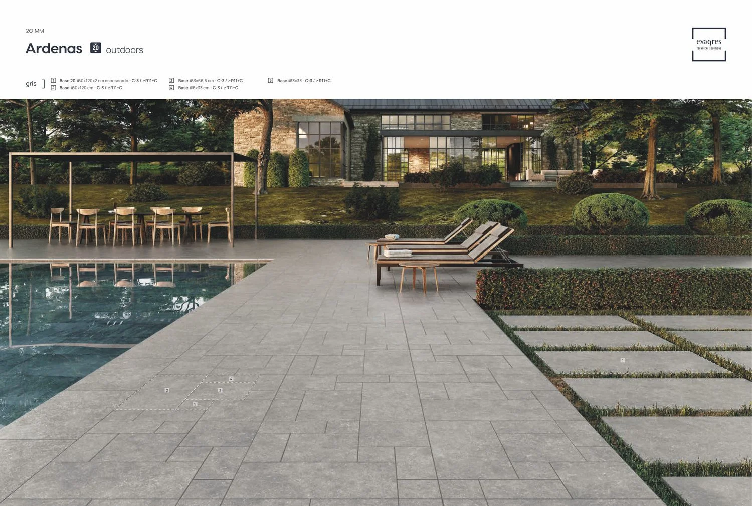 Плитка 60x120x2 Ardenas Cromo5